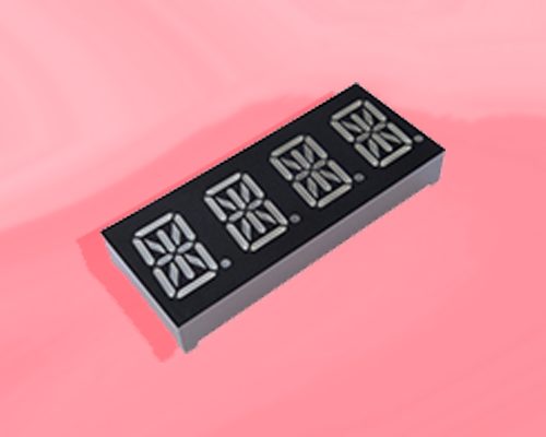Quadruple Digit Alphanumeric LED Display
