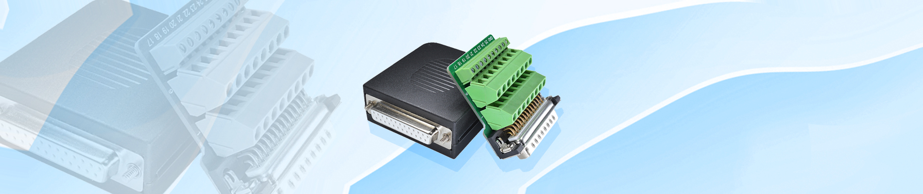 Adaptador DB25 D Sub 25 Pin Connectors Terminal Blocks