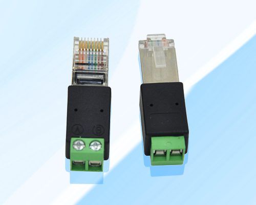 Adaptador RJ45 Network Male 8P8C to RS485
