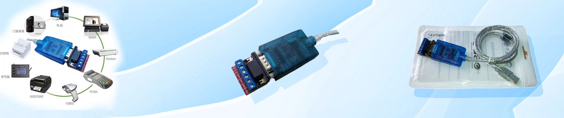 Cable convertidor USB Serial to RS485 RS422 with FTDI Chip FT232RL