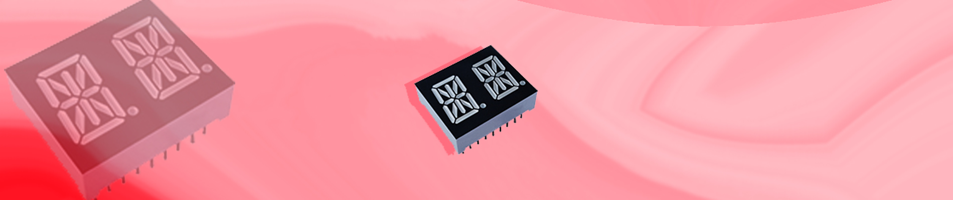 Dual Digit Alphanumeric LED Display