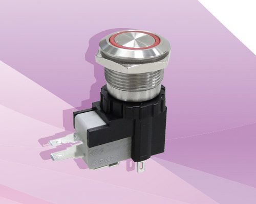 High Current Metal Pushbutton Switches (19mm)