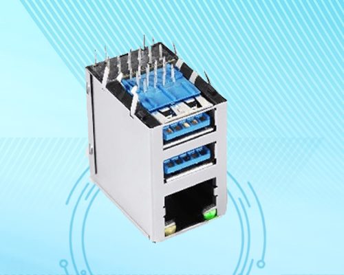 RJ45 Jack + USB Section