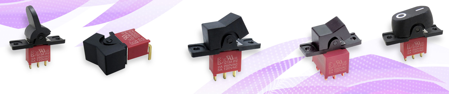 Sealed Miniature Rocker & Paddle Switches