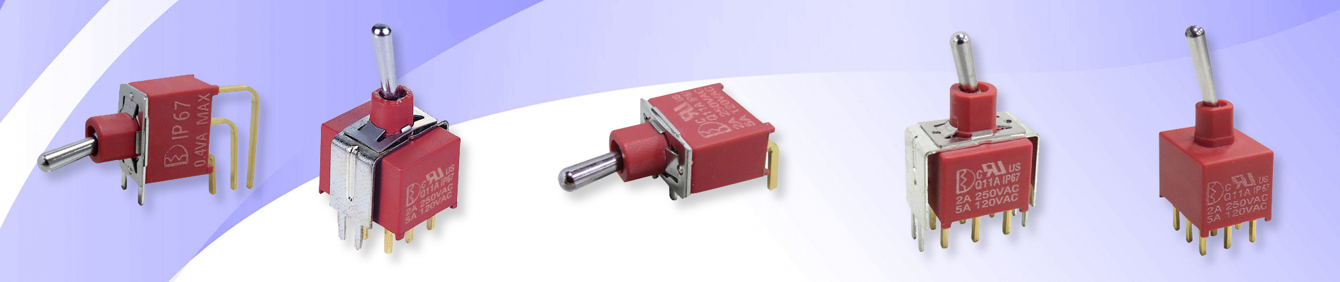 Sealed Miniature Toggle Switches