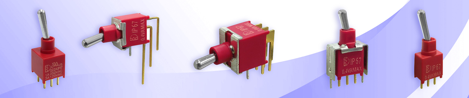 Sealed Sub-Miniature Toggle Switches