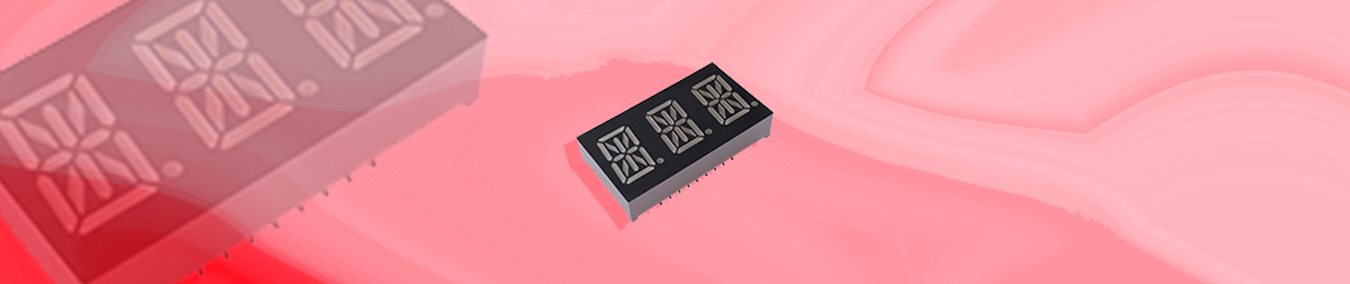 Triple Digit Alphanumeric LED Display
