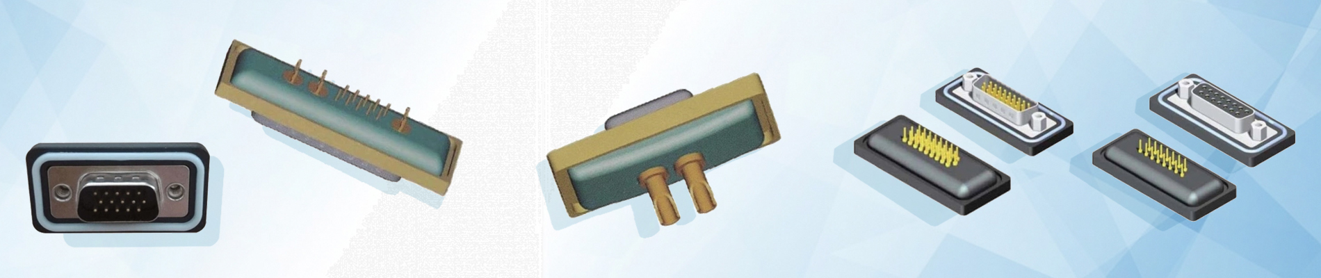 Waterproof Vertical Mount D-Sub Connectors