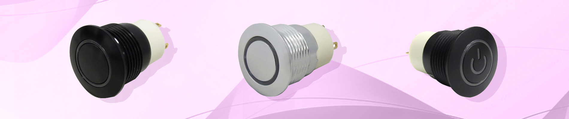 Lock Metal Pushbutton Switches (16mm)